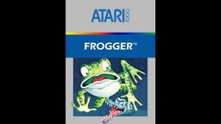 ATARI 5200 FROGGER Gameplay DaDrunkGamer Atari Frogger [upl. by Ntisuj]