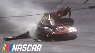 Michael Waltrip Crash at Bristol Motor Speedway  Official Footage  NASCAR [upl. by Aryn]