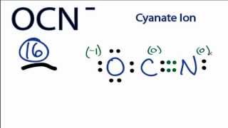 OCN Lewis Structure How to Draw the Lewis Structure for OCN [upl. by Lindly]