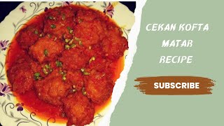 Cekan kofta matar Recipe Zakia hussain😋😋 [upl. by Massarelli]