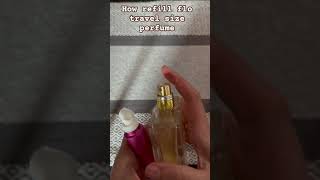 How refill Flo travel size perfume  Flo [upl. by Ddot]