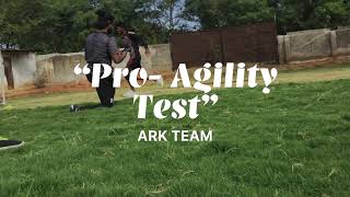 “ Pro Agility 20 Yard Test”  For Accessing Speed amp Quickness  Athletes [upl. by Redep536]