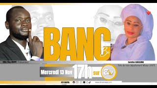 🔴Direct  Émission BANC BI  violences problèmes de financement des femmes Caroline Gassama plaide [upl. by Bandler]