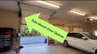 Liftmaster Side mount Garage door opener Review [upl. by Nalid]