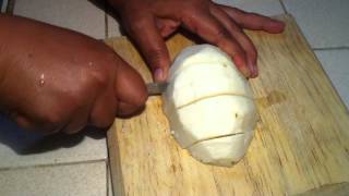 Hacer Jicama con chile  Preparación nabo mexicano [upl. by Yroger]