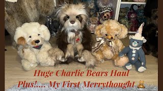 Huge Charlie Bears Haul Plus My First Merrythought Teddy Bear 🧸 [upl. by Garceau360]