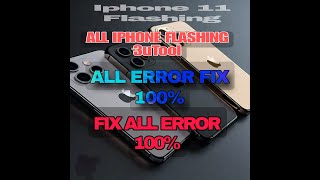 Iphone 11 flashing in 3utool Fix all error All Iphone flashing in 3UTOOL All iphone flashing tool [upl. by Imtiaz]