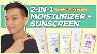 Best MOISTURIZING SUNSCREENS ☀️ 2in1 for SUMMER Filipino  Jan Angelo [upl. by Chemaram]