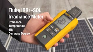 Introducing the Fluke IRR1SOL Irradiance Meter [upl. by Ecinerev]