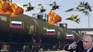 PUTIN UNDERESTIMATED NATOUkrainian Fighter Jets amp Helicopters Attack on Army gtA v5 [upl. by Louisa331]