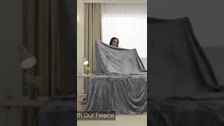 Bedsure Fleece Bed Blankets Queen Size Grey [upl. by Boris]