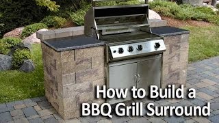 How to Build a BBQ Grilling Station or Grill Surround [upl. by Notnad]