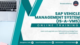 SAP Vehicle Management System ISAVMS Online training  SAP VMS training Learn from Experts [upl. by Ymmij]