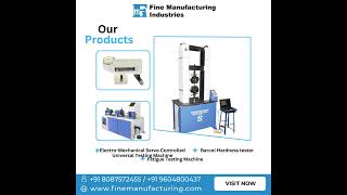 Revolutionize testing with machines from Fine Manufacturing Industries [upl. by Morie]