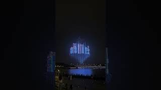 A captivating drone light show drone dronelightshow [upl. by Yolanthe]