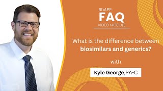 FAQ What is the difference between biosimilars and generics [upl. by Ajin]