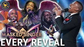 Every Masked Singer Reveal Season 1 Season 2 Season 3 [upl. by Fanya]