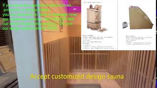 Have you used the smart control farinfrared sauna room [upl. by Slifka]