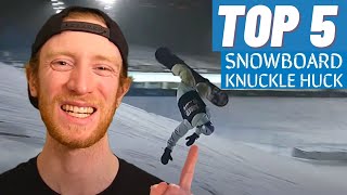 2022 X Games Snowboard Knuckle Huck  Top 5 Tricks [upl. by Renault]