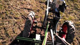 Planet Jr bp1 walk behind seeding onions 2 rows [upl. by Innob]