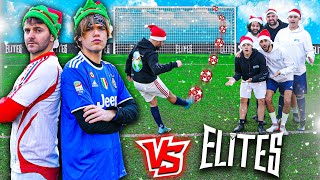 ⚽ ELITES vs iPANTELLAS  FOOTBALL CHALLENGES 🎄 [upl. by Frasier718]