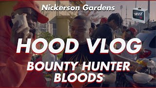 California HOODVLOG Nickerson Garden Bounty Hunter Bloods🩸  shot yeeetv [upl. by Amandie]