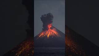 Largest VOLCANIC ERUPTION Krakatua Blast 1883 volcano krakatoa shorts [upl. by Guillemette]