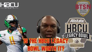 BIGTYME SPORTS SHOW HBCU Legacy Bowl comes under scrutiny [upl. by Ariaes]