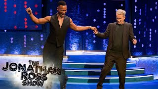 Johannes Radebe Teaches Frank Skinner The Cha Cha  The Jonathan Ross Show [upl. by Maggi985]