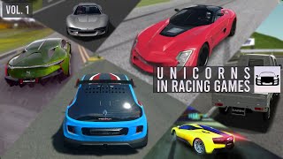 Unicorns in Racing Games Rare Cars Volume 1 [upl. by Mehelhteb273]