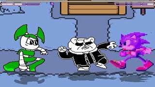 Lets play UNDERTALE MUGEN  Team UnderPants Sans amp XJ9 Jenny VS MUGEN Characters  FUNNY GAMING [upl. by Nyletac]