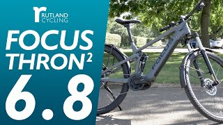 A Closer Look at the NEW 2021 Focus Thron2 68 Full Suspension EMTB  Rutland Cycling [upl. by Nylasej]