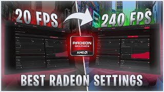 AMD RADEON BEST SETTINGS to OPTIMIZE GAMING amp PERFORMANCE [upl. by Care]