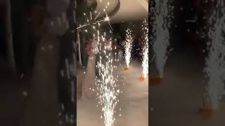 Optimum Fireworks  Grantley Hall First Dance Effects [upl. by Aynav]