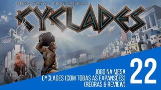 Jogo na Mesa 22  Cyclades Hades  Titans  Monuments Review amp Regras Galápagos [upl. by Jacinda]