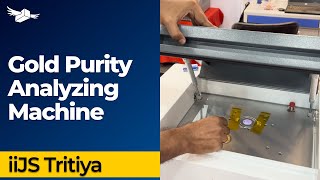 Lada Gold Purity Analyzer Machine  iiJS Tritiya 2024 [upl. by Haggar]