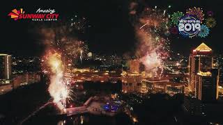 Spectacular Fireworks Display 2019  Sunway City Kuala Lumpur [upl. by Alohs]