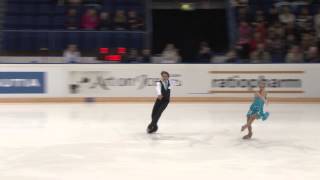 Finlandia Trophy 2013 ice dance short dance Shari KOCH and Christian NÜCHTERN [upl. by Anec]