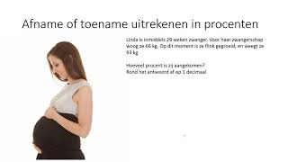 Afname en toename in procenten uitrekenen [upl. by Aicilet672]