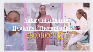 How Much does a Dental HygienistTherapist Earn UK Dental Hygienist SalaryIncome UK 🇬🇧 [upl. by Andy]