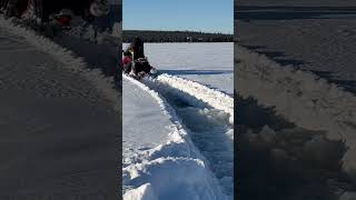 Skidoo expedition SWT 900 turbo verses terrible overflow in Alaska [upl. by Philcox]