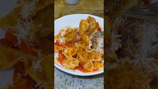 Using Olive Garden Leftovers to Make Dinner cooking recipe food foodie foodvlog shorts pasta [upl. by Ymmij]