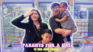 PARENTS FOR A DAY WITH BIA AND LUCAS  Mika Salamanca [upl. by Pelag677]