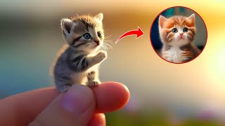 Top 10 Smallest Cats In The World 😍 [upl. by Nyluqcaj]