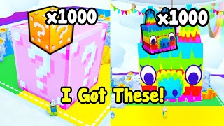 I Broke 1000 Pinata And Lucky Block To Get These In Pet Simulator 99 [upl. by Sorensen692]