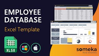 Employee Database Template  Record track and analyze HR data in Excel [upl. by Eigroeg610]