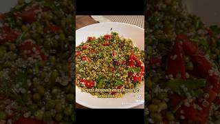 Beyaz Kinoalı Maş Fasulye Salatası🌸 maşfasulyesi kinoa quinoasalad quinoarecipes glutensiz [upl. by Paco]