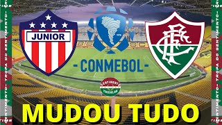 DEFINIDO O HORÁRIO E LOCAL DO JOGO DO FLUMINENSE CONTRA O JÚNIOR BARRANQUILLA PELA CONMEBOL [upl. by Enael469]