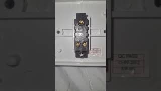 Broken omega 1 gang 2 way light switch [upl. by Namra]