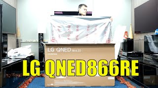 LG QNED866 Unboxing Setup and Test with 4K HDR Demos [upl. by Aihtebat]